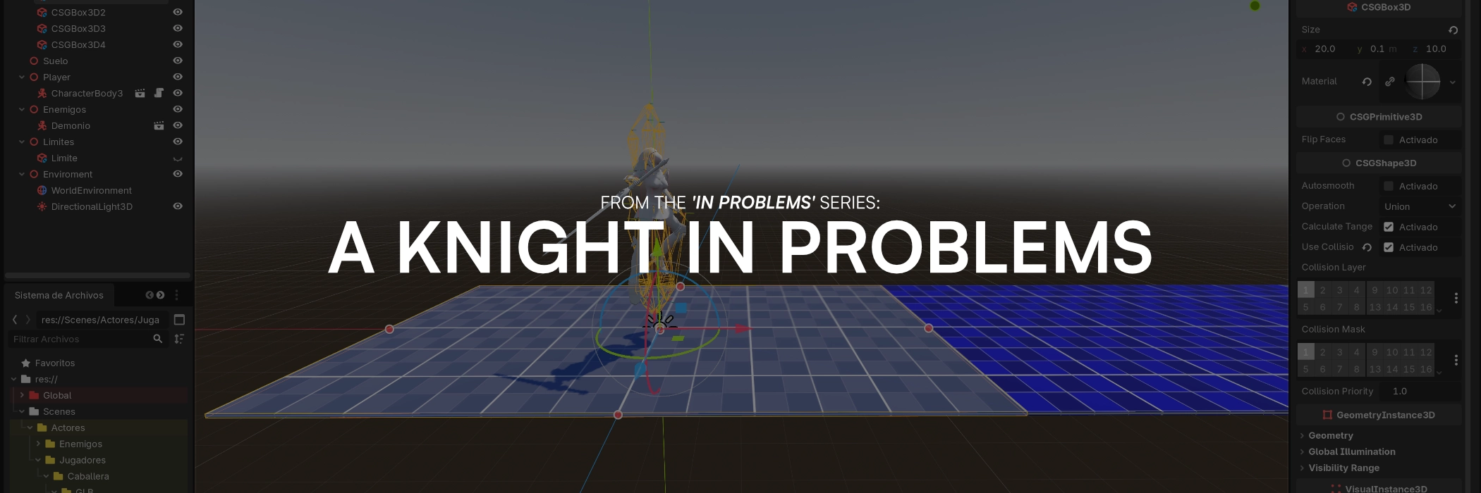 A Knight in Problems